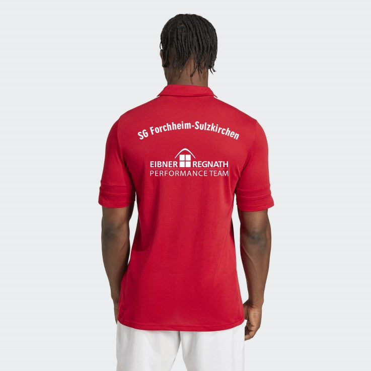 Squadra 25 Cotton Polo Shirt rot - SG Forchheim Sulzkirchen